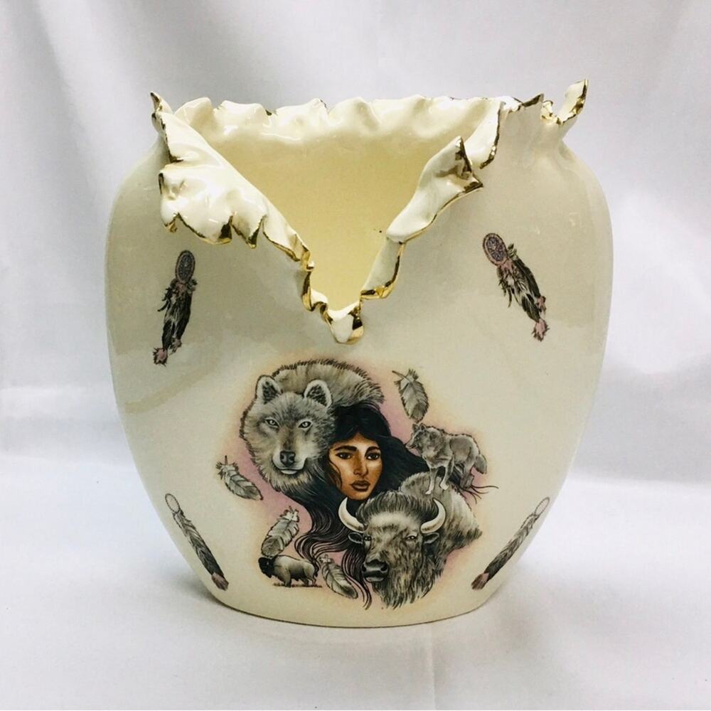 Original design "Ripped" Ceramic Vase